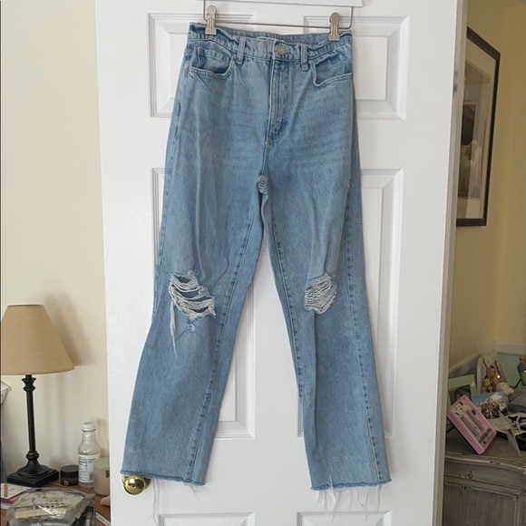 Garage Blue Boot Cut Jeans with Vintage-Inspired Style - Picture 1 of 4